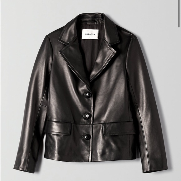 Aritzia Jackets & Blazers - Aritzia Babaton Donovan Leather Jacket - size S